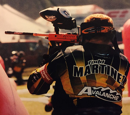 Paintball legend Todd Martinez